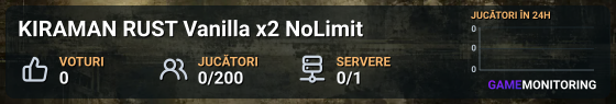 KIRAMAN RUST Vanilla x2 NoLimit