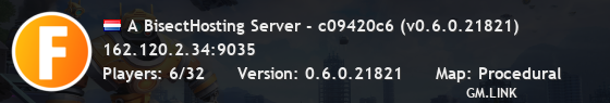 A BisectHosting Server - c09420c6 (v0.6.0.21821)