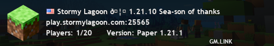 Stormy Lagoon 🦃 1.21.10 Cozy carbs, cozy crabs