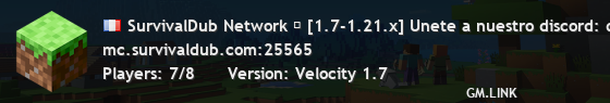 SurvivalDub Network ☢ [1.7-1.21.x] Apertura SkyBlock