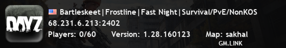 Bartleskeet|Frostline|Fast Night|Survival/PvE/NonKOS