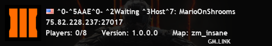 ^0-^5AAE^0- ^2Waiting ^3Host^7: MarioOnShrooms
