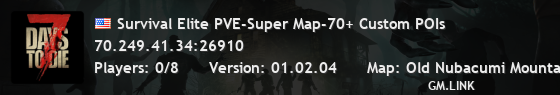 Survival Elite PVE-Super Map-70+ Custom POIs