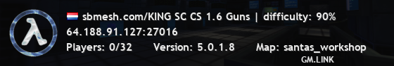 sbmesh.com/KING SC CS 1.6 Guns | difficulty: 90%