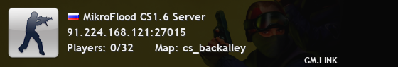 MikroFlood CS1.6 Server