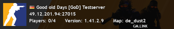 Good old Days [GoD] Testserver