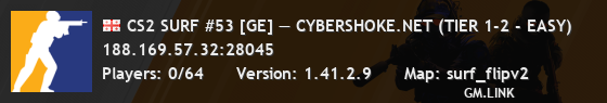 CS2 SURF #53 [GE] — CYBERSHOKE.NET (TIER 1-2 - EASY)
