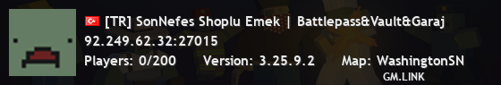 [TR] SonNefes Shoplu Emek | Battlepass&Vault&Garaj