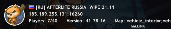 [RU] AFTERLIFE RUSSIA  WIPE 21.11