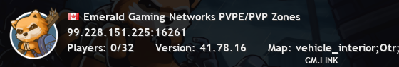 Emerald Gaming Networks PVPE/PVP Zones