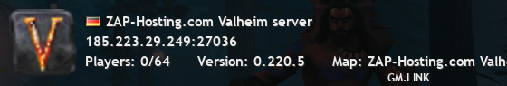 ZAP-Hosting.com Valheim server
