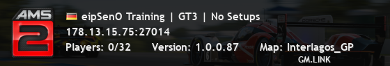eipSenO Training | GT3 | No Setups