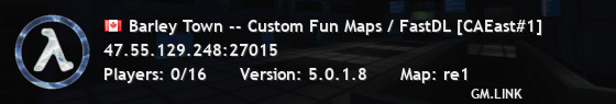 Barley Town -- Custom Fun Maps / FastDL [CAEast#1]