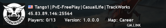 Tango1|PvE-FreePlay|CasualLife|TrackWorks