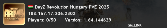 DayZ Revolution Hungary PVE 2025