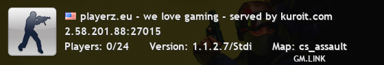 playerz.eu - we love gaming - served by kuroit.com