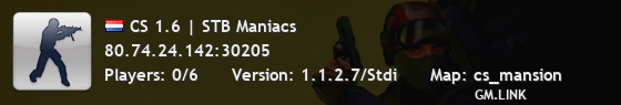 CS 1.6 | STB Maniacs