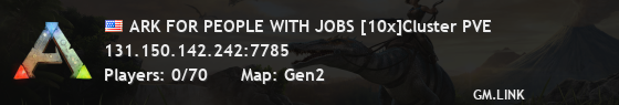 ARK FOR PEOPLE WITH JOBS [10x]Cluster PVE
