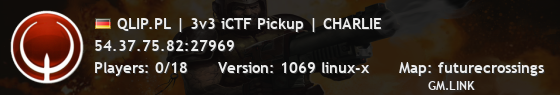 QLIP.PL | 3v3 iCTF Pickup | CHARLIE