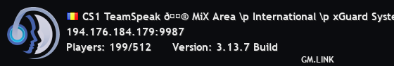 CS1 TeamSpeak 🎮 MiX Area \p International \p xGuard System