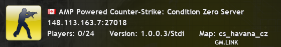 AMP Powered Counter-Strike: Condition Zero Server