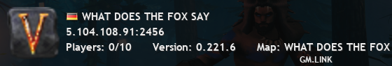 WHAT DOES THE FOX SAY
