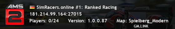 SimRacers.online #1: Ranked Racing