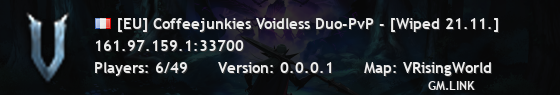 [EU] Coffeejunkies Voidless Duo-PvP - [Wiped 21.11.]