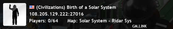 (Civilizations) Birth of a Solar System