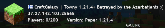CraftGalaxy | Towny 1.21.4+ 0 days since last xray incident