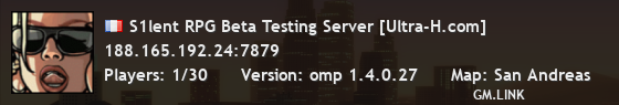 S1lent RPG Beta Testing Server [Ultra-H.com]