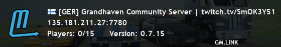 [GER] Grandhaven Community Server | twitch.tv/SmOK3Y51