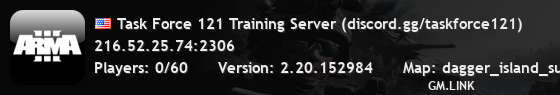 Task Force 121 Training Server (discord.gg/taskforce121)
