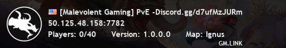 [Malevolent Gaming] PvE -Discord.gg/d7ufMzJURm
