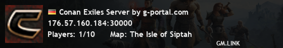 Conan Exiles Server by g-portal.com
