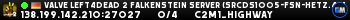 Valve Left4Dead 2 Falkenstein Server (srcds1005-fsn-hetz.421.13