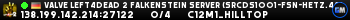 Valve Left4Dead 2 Falkenstein Server (srcds1001-fsn-hetz.421.10