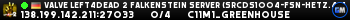 Valve Left4Dead 2 Falkenstein Server (srcds1004-fsn-hetz.421.19