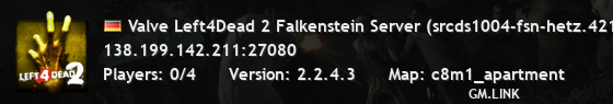 Valve Left4Dead 2 Falkenstein Server (srcds1004-fsn-hetz.421.66