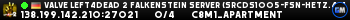 Valve Left4Dead 2 Falkenstein Server (srcds1005-fsn-hetz.421.7)