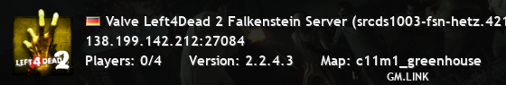 Valve Left4Dead 2 Falkenstein Server (srcds1003-fsn-hetz.421.70