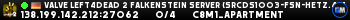 Valve Left4Dead 2 Falkenstein Server (srcds1003-fsn-hetz.421.48