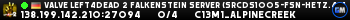 Valve Left4Dead 2 Falkenstein Server (srcds1005-fsn-hetz.421.80