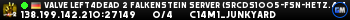 Valve Left4Dead 2 Falkenstein Server (srcds1005-fsn-hetz.421.13