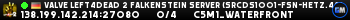 Valve Left4Dead 2 Falkenstein Server (srcds1001-fsn-hetz.421.66