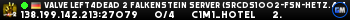 Valve Left4Dead 2 Falkenstein Server (srcds1002-fsn-hetz.421.65