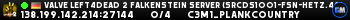 Valve Left4Dead 2 Falkenstein Server (srcds1001-fsn-hetz.421.13