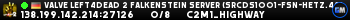 Valve Left4Dead 2 Falkenstein Server (srcds1001-fsn-hetz.421.11