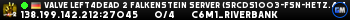 Valve Left4Dead 2 Falkenstein Server (srcds1003-fsn-hetz.421.31