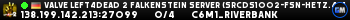 Valve Left4Dead 2 Falkenstein Server (srcds1002-fsn-hetz.421.85